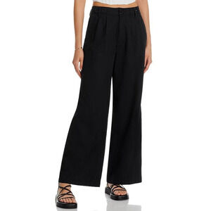Madewell Harlow Wide Leg Linen Blend High Rise Trendy Pants US Women's 4P New